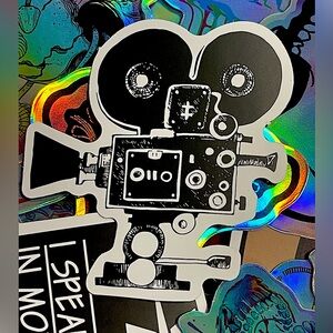 ♥️Bundle & Save♥️ Vintage Style Film Camera Sticker